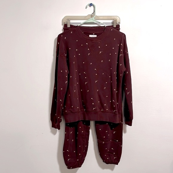 Lou & Grey Tops - Lou & Grey Shooting Star Terry Sweatshirt & Sweatpants